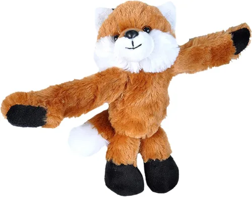Miniatura 5 de Wild Republic Huggers - Juguete de peluche con diseño de gato atigrado, pulsera de palmada, animales de peluche, juguetes para niños, 8 pulgadas