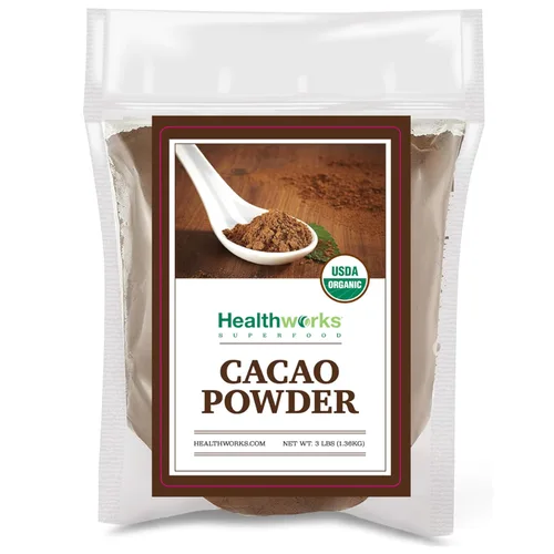 Miniatura 11 de Healthworks Superfoods Polvo de Cacao Orgánico – 16 Oz / 1 Lb – Sustituto de Chocolate de Cacao – Rico Sabor a Chocolate – Sin Azúcar, Keto, Vegano