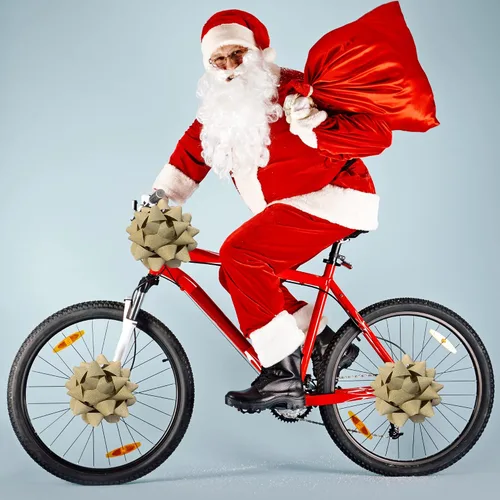 Miniatura 5 de Lazo de regalo brillante con purpurina dorada de 8 pulgadas, lazo gigante autoadhesivo para envolver regalos con facilidad, elegancia para despegar
