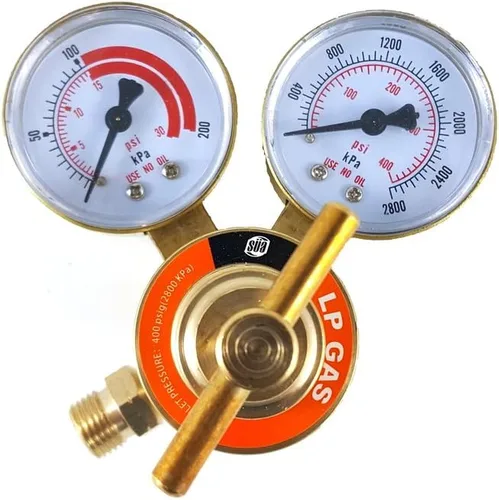 Miniatura 9 de SÜA - Reguladores de Oxígeno y Propano para Soldadura, Medidores de Gas en Pareja - Entrada Posterior - Serie LDB - Revisa todas las imágenes y lee