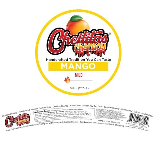 Miniatura 4 de Cheilitas Chamoy Salsa de caramelo mexicano natural para bordes Hecho a mano para bebidas, cócteles, micheladas, cerveza y más (mango)