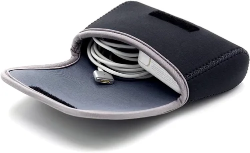 Miniatura 10 de LENTION Funda de almacenamiento mediana Tech para accesorios, laptop, MacBook, adaptador de corriente, mouse inalámbrico, cargadores de iPhone, Gris