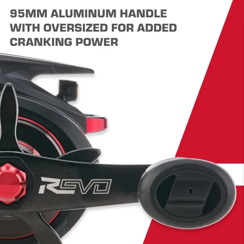 Miniatura 10 de Abu Garcia Revo Winch - Carrete de pesca de bajo perfil Baitcast
