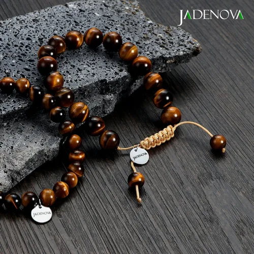 Miniatura 6 de JADENOVA - Brazalete de piedras de yoga para parejas