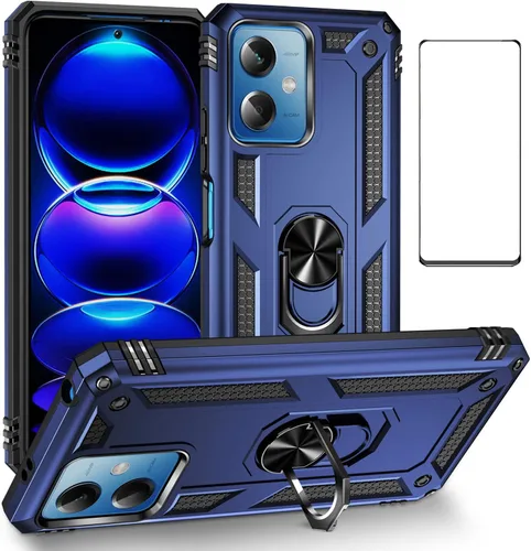 Miniatura 59 de Funda para Xiaomi redmi Note 12 Pro Plus 5G con protector de pantalla, soporte delgado protección militar a prueba de golpes Armor Defender Funda