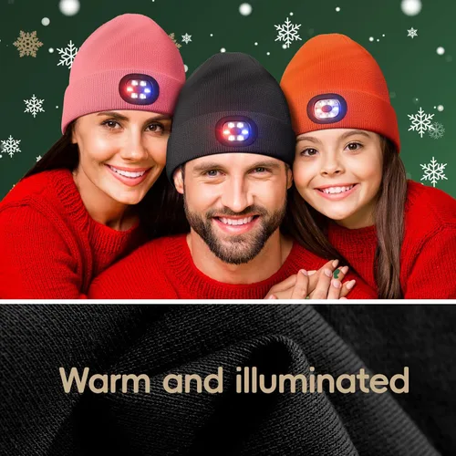 Miniatura 3 de Gorro unisex con la luz, regalos para hombres, mujeres, marido y él