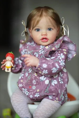 Muñecas reborn de bebé suaves Angelbaby, muñecas realistas para niñas de 24 pulgadas, recién nacidas de silicona, muñecas que parecen reales,