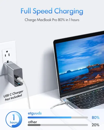 Miniatura 8 de etguuds Cable USB C a USB C blanco de 3 pies, paquete de 2 cables USBC a USBC de 60 W, cable de carga tipo C a C, carga rápida para iPhone 17, 16