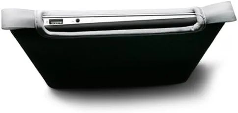 Miniatura 5 de BoxWave Funda compatible con Topaz GemView 10, funda protectora de neopreno suave y delgada, color negro azabache