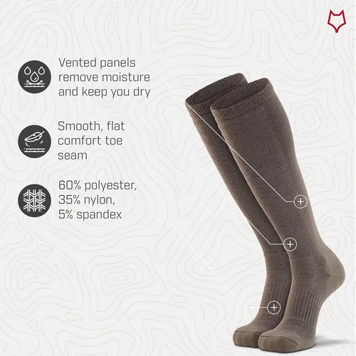 Miniatura 4 de Fox River - Calcetines para hombre con flujo de aire mejorado y máxima comodidad