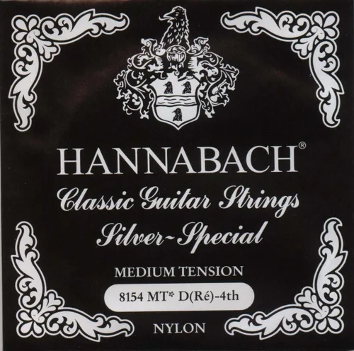 Miniatura 31 de Cuerdas para guitarra clásica Series 815 High tension Silver special E1 single string