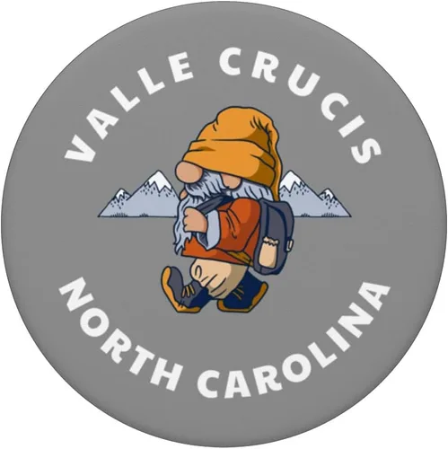 Miniatura 3 de Valle Crucis Carolina del Norte Gnomo de senderismo NC PopSockets PopSockets intercambiables PopGrip