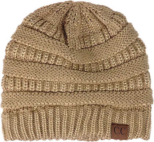 Miniatura 249 de C.C Trendy Warm Chunky Soft Stretch Cable Knit Beanie
