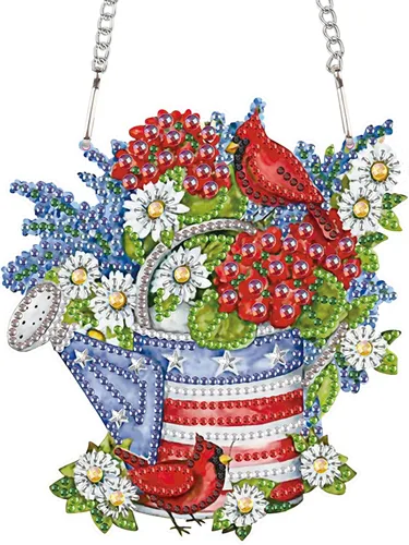 Miniatura 32 de AiYuanzsh Juego de letreros colgantes de pintura de diamantes, arte de diamante, arte de pared colgante de lindo dragón blanco, kit de colgante