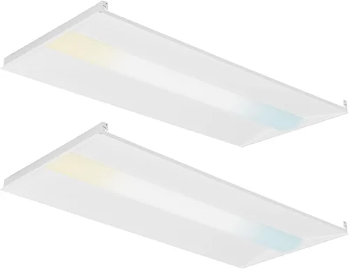 Miniatura 10 de Cortelco Luz LED Troffer de 2 x 4 - 25 W/30 W/35 W/40 W/50 W, hasta 7500 lúmenes, 4 CCT seleccionables 3000 K/3500 K/4000 K/5000 K, panel de techo