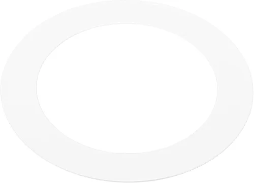 Miniatura 10 de PATIKIL 2.99" ID 4.13" OD Light Trim Ring White Goof Ring Matte Circular Light Cover Accesorio de iluminación para pared de techo empotrado Can