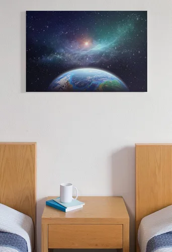Miniatura 8 de Póster espacial de exoplaneta en el espacio exterior, galaxia, sistema solar, ciencia, mapa para niños, aula, planetas de la Tierra, NASA, Vía