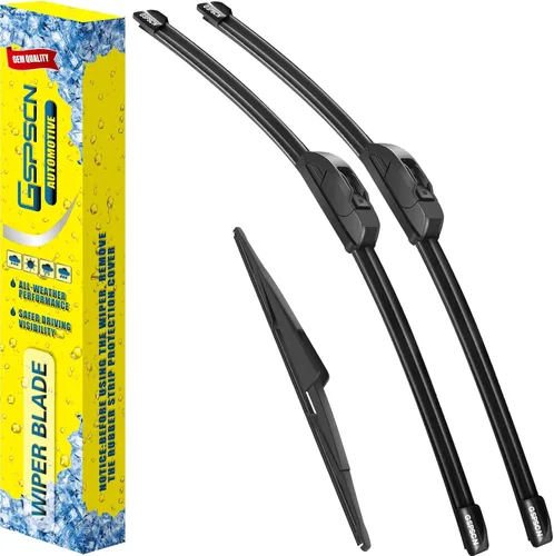 Miniatura 35 de GSPSCN 2 limpiaparabrisas de repuesto para Cooper R55, R56, R57, 2013, 2014, 2015, 19 + 18 pulgadas (juego de 2)