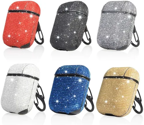 Miniatura 4 de AirPods 2 fundas, funda para Airpods, accesorios para Airpods, bonito recubrimiento para Airpods , adorno lujoso estuche de piel, estuche protector