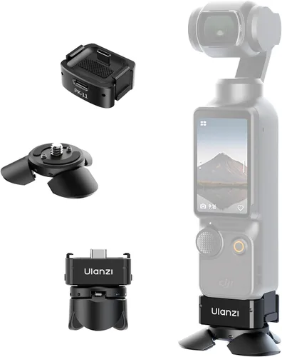 Miniatura 9 de ULANZI PK-08 Mini Trípode de Bolsillo para DJI Osmo Pocket 3, Trípode Mini Multiusos con Tornillo de Montaje de 1/4' para Insta360 X5 X4 X3