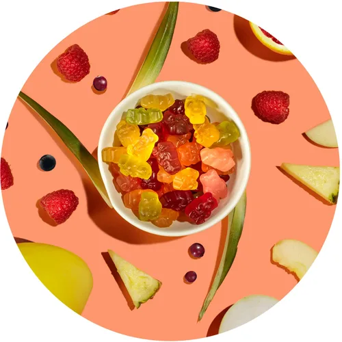 Miniatura 5 de Albanese Ultimate 8 Flavor Gummi Bears, ositos de goma de 8 sabores, 2.5 oz, 12