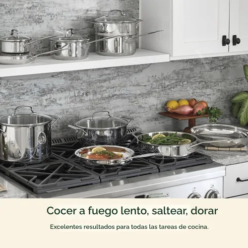 Miniatura 5 de Cuisinart Juego de utensilios de cocina de 17 piezas, colección Chef's Classic Steel 77-17N