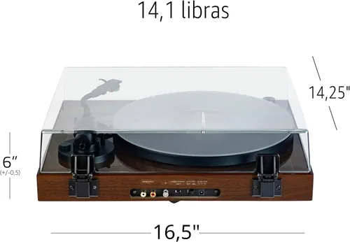 Miniatura 8 de Fluance RT81+ Elite - Tocadiscos reproductor de vinilo de alta fidelidad, cartucho Audio Technica VM95E, placa antirresonante, alfombrilla acrílica