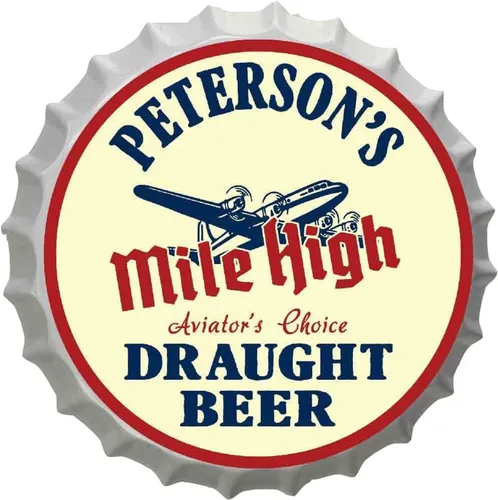 Miniatura 21 de Letrero personalizado para tapa de botella de cerveza (agujero 19), letreros de barra personalizados de metal de estaño para colgar en la pared