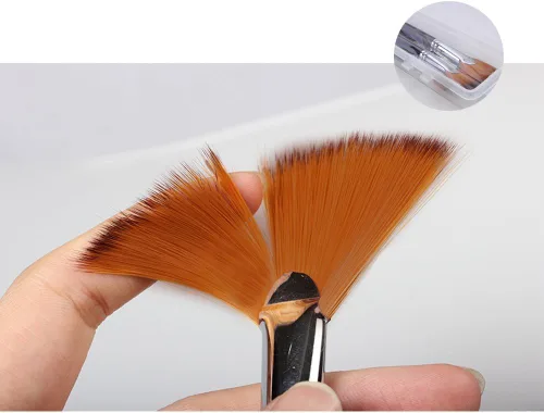 Miniatura 6 de Amagic Juego de 6 pinceles para pintar el cabello de nailon suave antidesprendimiento para pintura al óleo de acuarela acrílica, mango largo