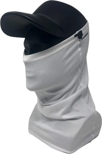 Miniatura 5 de CoolNES - Polaina para el cuello con cordón, máscara facial reutilizable y transpirable, lavable, protección solar UV UPF 50+