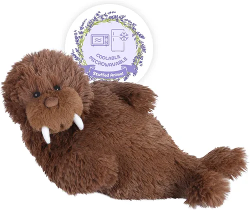 Miniatura 24 de SuzziPals Peluche de Mono Calentable y Enfriable, Almohadillas Térmicas de Peluche para Microondas para Calmar y Relajar, Juguetes de Peluche