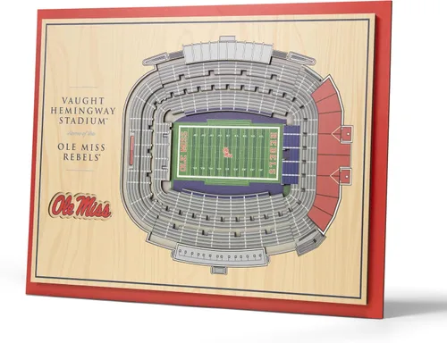 Miniatura 37 de YouTheFan NCAA Florida Gators Arte de Pared 3D StadiumView de 5 Capas - Estadio Ben Hill Griffin, 13.00" x 17.00