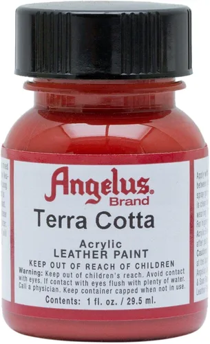 Miniatura 111 de Angelus - Pintura acrílica para cuero, 1 onza, color rosa (Shell Pink)