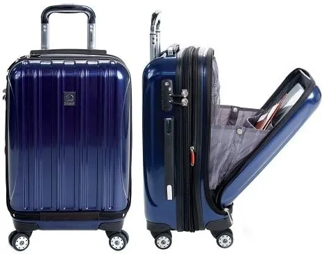 Miniatura 6 de Delsey Paris - Helium Aero - Maletas con laterales rígidos expandibles con ruedas giratorias, Titanio
