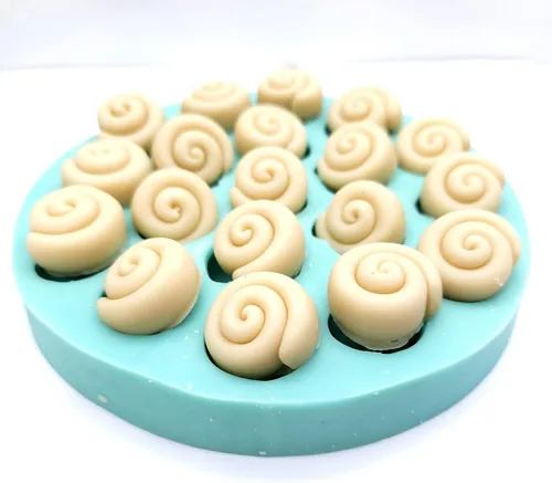 Miniatura 3 de Molde para rollos de canela - Elija la opción molde de silicona para rollos de canela Moldes para velas Molde para derretidos de cera