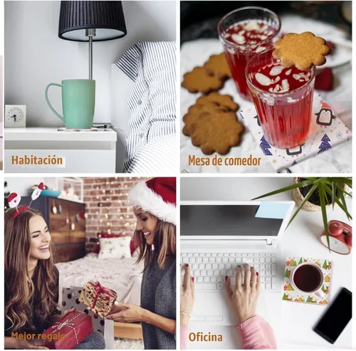 Miniatura 4 de 24 piezas de azulejos de cerámica para manualidades, posavasos de cerámica para manualidades, azulejos de cerámica blanco sin esmaltar para pintar
