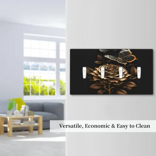 Miniatura 515 de Placa Decorativa de Pared de Granja Rústica con Cuerno de Madera para Puerta de Granero 1 Banda Duplex Cubiertas de Toma Eléctrica Soltera