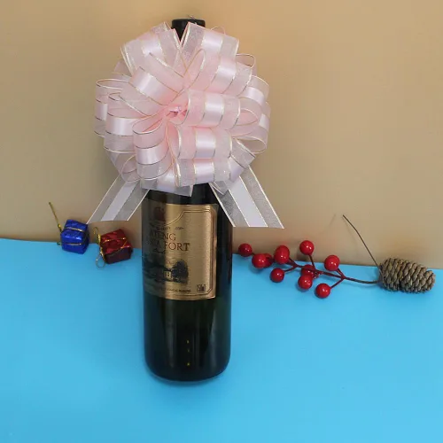 Miniatura 5 de 6 lazos para tirar, lazos para envolver regalos, lazos para cestas de boda, lazos de regalo, lazos grandes para regalos Rosado melocotón