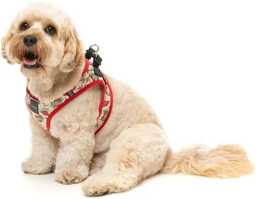 Miniatura 4 de FuzzYard Ink'd Up - Arnés para perro con diseño de tatuaje de la vieja escuela (extra extra pequeño)