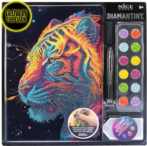 Miniatura 2 de DIAMANTINY - Pintura Tigre por Números, Multicolor, A4, 96026