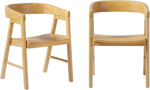 Miniatura 12 de Walker Edison Ezra - Silla de comedor moderna con respaldo curvado y tapicería Boucle, color negro (juego de 2)