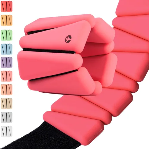 OmWeights: pesas de muñeca y tobillo para mujeres y hombres, eleva tus entrenamientos con brazaletes pesados, pesas de tobillo para cardio, yoga y