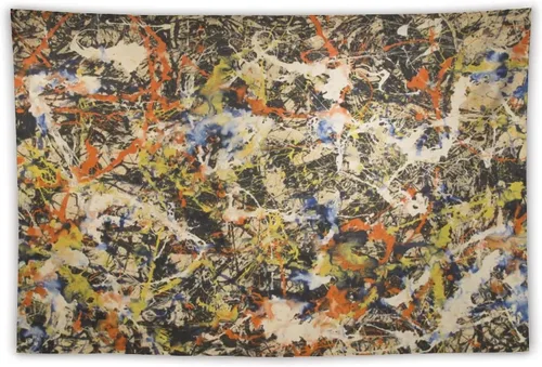 Miniatura 10 de Jackson Pollock, galería de arte en Buffallo, tapiz de arte abstracto, tapices, pintura de poliéster, regalo de sala de estar, impresiones