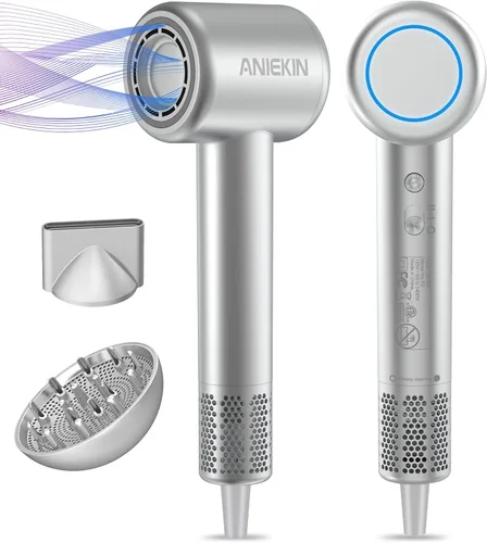 Secador de Pelo, Secador de Pelo Iónico de Alta Velocidad y Bajo Ruido para Secado Rápido, Regalos de Cumpleaños y Navidad para Mujeres, Hombres,
