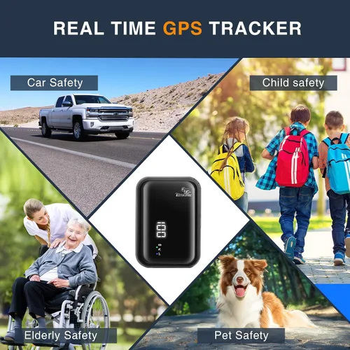 Miniatura 4 de Rastreador GPS para automóviles: sin suscripción, montaje magnético, seguimiento global en tiempo real, alarma SOS de un botón, mini localizador