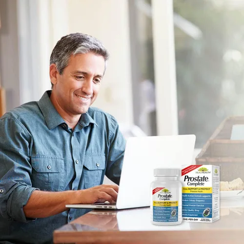 Miniatura 3 de Real Health Prostate Complete - Suplementos para la salud de la próstata para hombres, fórmula de palma enana americana para una vejiga saludable