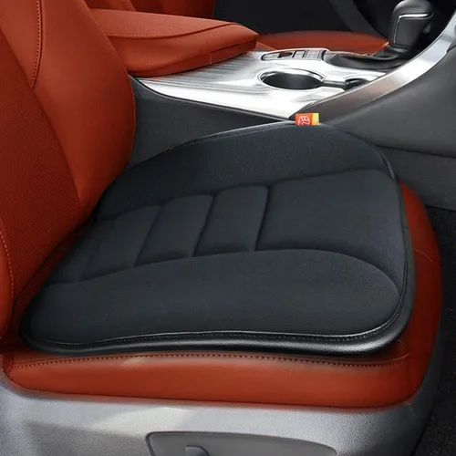 Miniatura 9 de Cojín de Asiento de Automóvil de Espuma Viscoelástica Cojín de Asiento Delgado para Asiento de Automóvil Camión Conductor, 20x18.5x1.2 Pulgadas, Gris