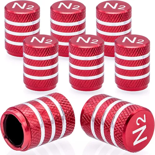 Miniatura 38 de 4 piezas de tapas de válvula de rueda con forma de punta, válvula de rueda de aleación de aluminio con punta, universal para automóviles, SUV