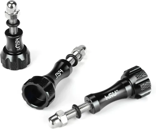 Miniatura 6 de HSU Juego de tornillos de mariposa de aluminio + llave para GoPro Hero 13, 12, 11, 10, 9, 8, 7, 6, 5, 4, 3, AKASO Campark y otras cámaras de acción