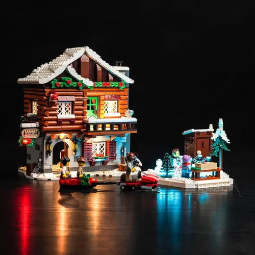 VONADO Kit de luz LED para Lego Alpine Lodge 10325 Christmas Winter Village para adultos (solo luces, sin modelos)